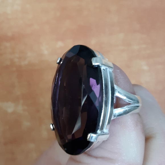 New Amethyst 925 Silver Ring. - Picture 7 of 7